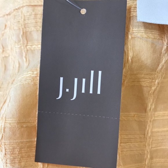 J. Jill Womens Plaid Boxy Lightweight Gauze Pullover Kimono Blouse Top Size L - Picture 7 of 9